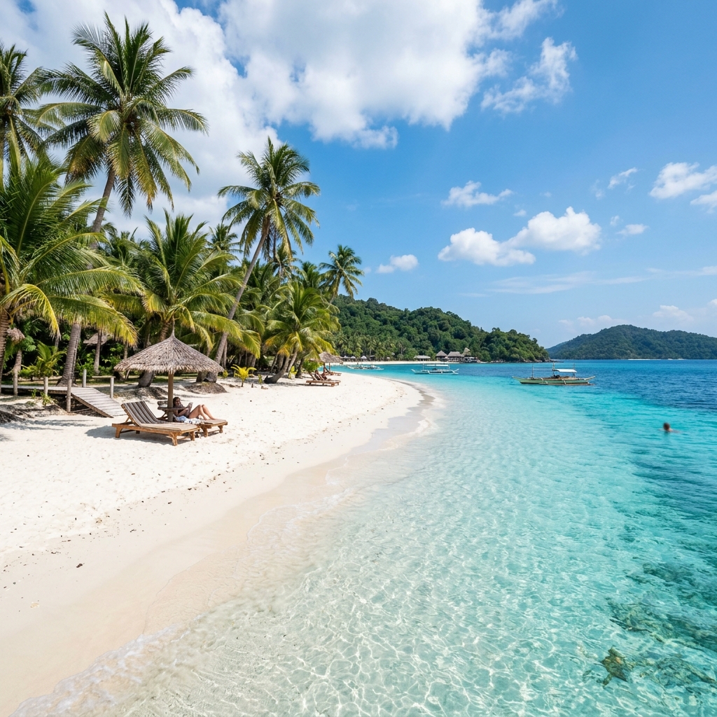 Crystal clear tropical waters
